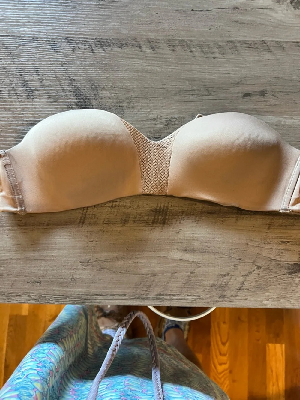 Maidenform Strapless Bandeau in Nude Beige